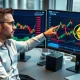 Expert analyzing cryptocurrency investments with Bitcoin and Ethereum market data