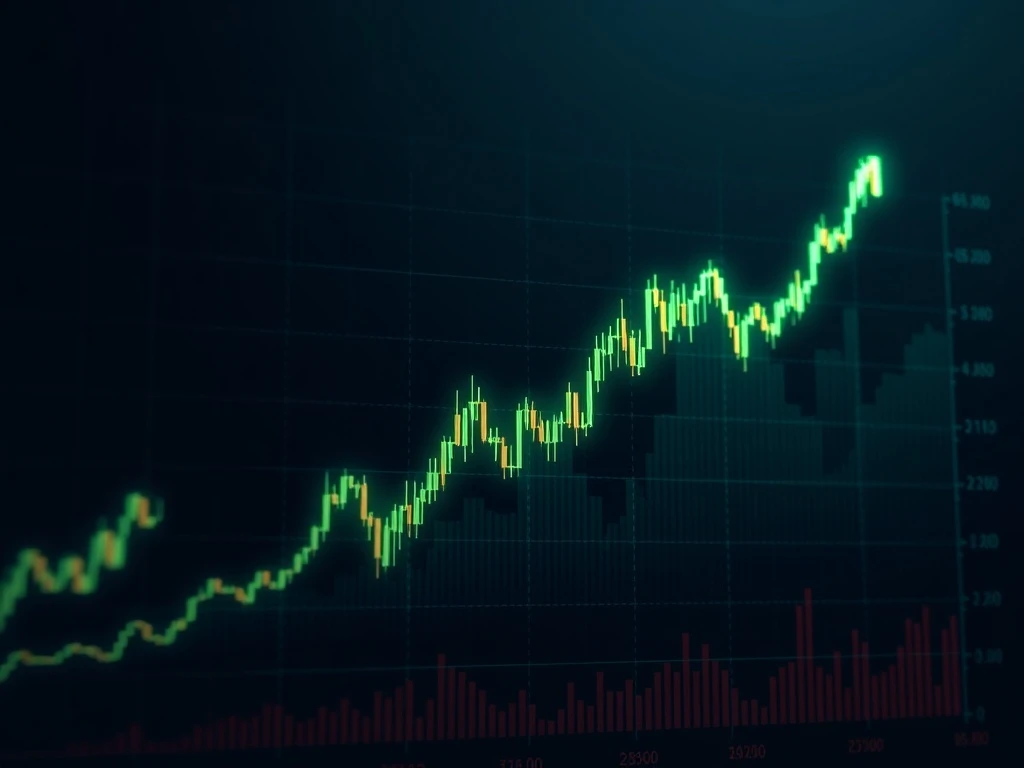 Cryptocurrency surge analysis showing dramatic price movement and technical indicators