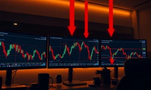 Cryptocurrency volatility analysis showing MUBARAK's dramatic 7452% price collapse
