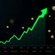 CVX cryptocurrency dramatic price surge chart showing massive 124% gain