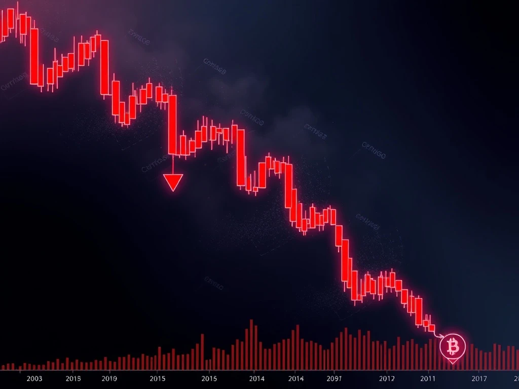 DASH cryptocurrency price collapse showing extreme market volatility and investor panic