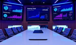 Corporate Solana accumulation strategy showing financial growth through blockchain treasury management