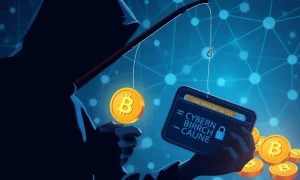 DeFi phishing attack security breach showing digital wallet compromise