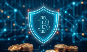DeFi recovery security shield protecting digital assets from cyber attacks