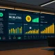 Corporate Solana treasury dashboard showing strategic accumulation and staking yields growth