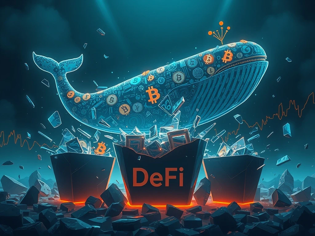 DeFi vulnerabilities exposed through whale manipulation causing market collapse