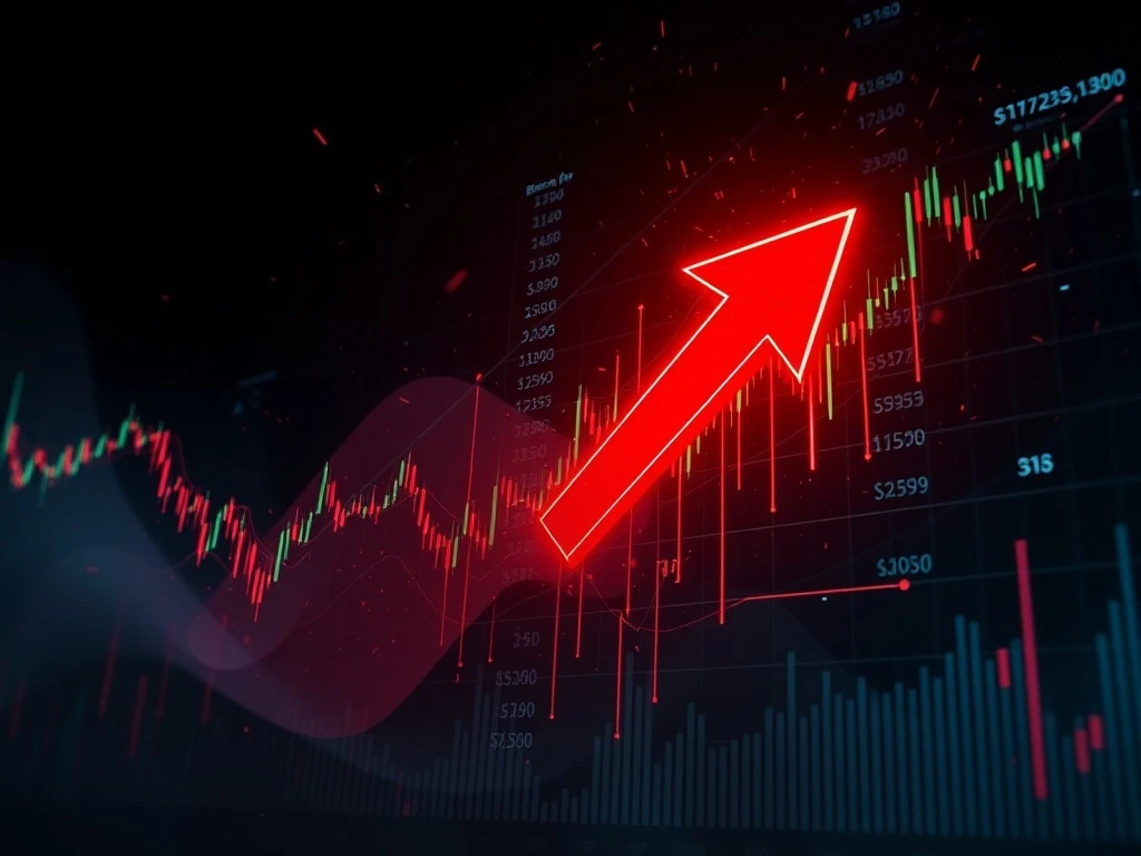 Dramatic visualization of DF token crash showing extreme cryptocurrency market volatility