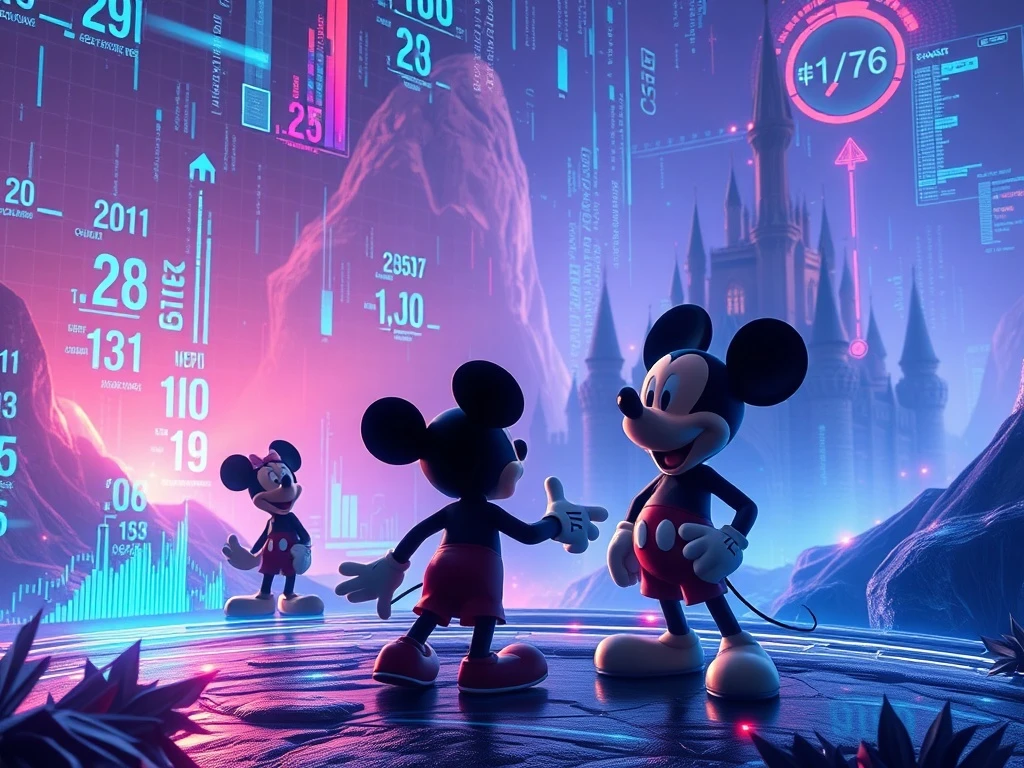 Disney's revolutionary Web3 storytelling platform integrating blockchain technology with economic data streams
