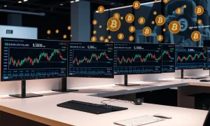 DOGE ETF trading dashboard showing remarkable $6 million first-hour volume achievement
