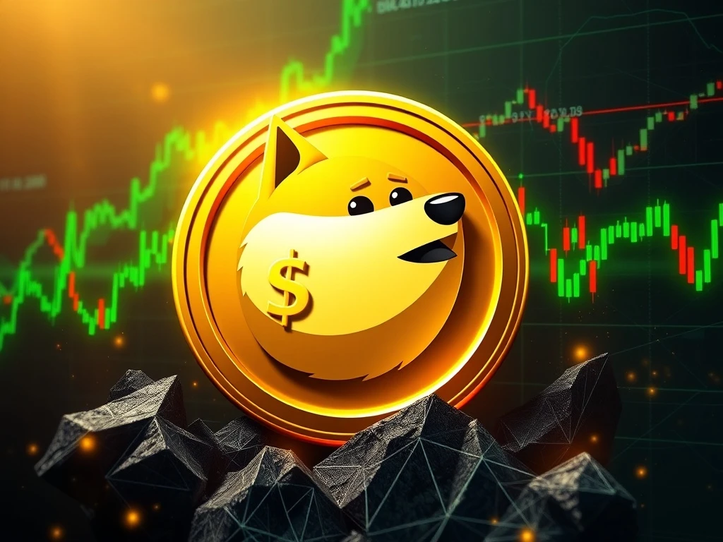 Dogecoin breakout analysis showing critical $0.23 resistance level and potential price movement