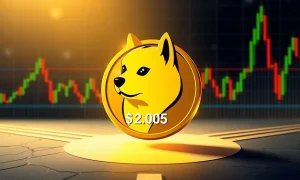 Critical Dogecoin price analysis showing $0.205 resistance level determining market direction