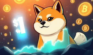 Dogecoin price prediction analysis showing potential growth to $1 target by 2030