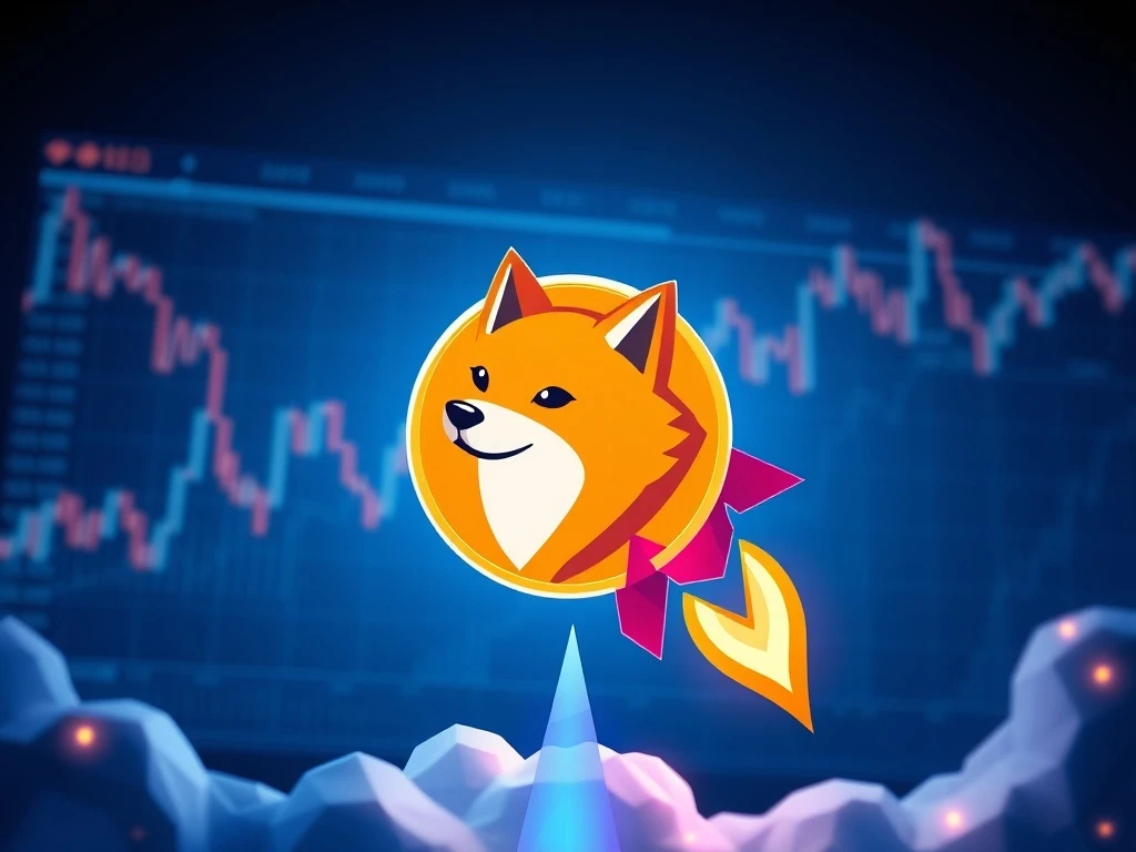 Dogecoin price explosion prediction with rocket trajectory toward $2 target
