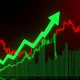 DOLO cryptocurrency price chart showing volatile surge amid bearish market conditions