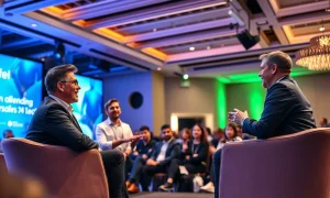 Early-stage investors sharing insights with founders at StockPil Disrupt 2025 conference