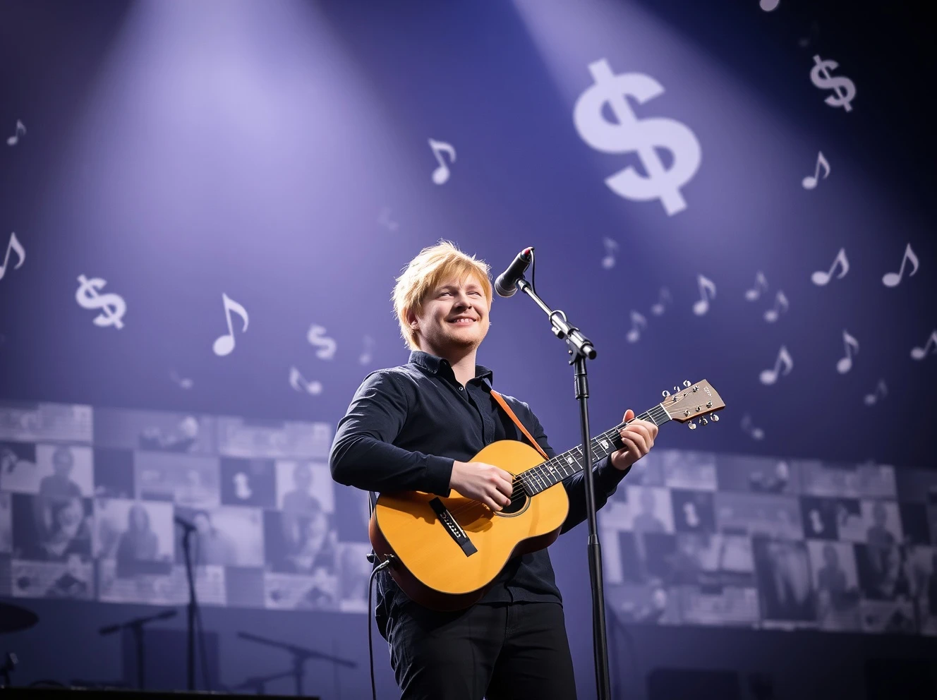 Ed Sheeran net worth analysis showing his music career financial success and album earnings