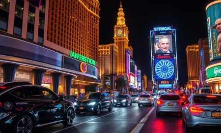 Elon Musk's innovative Las Vegas Strip project transforming urban transportation with futuristic systems
