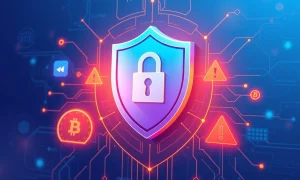 X platform security shield protecting against cryptocurrency scammers and bribery attempts