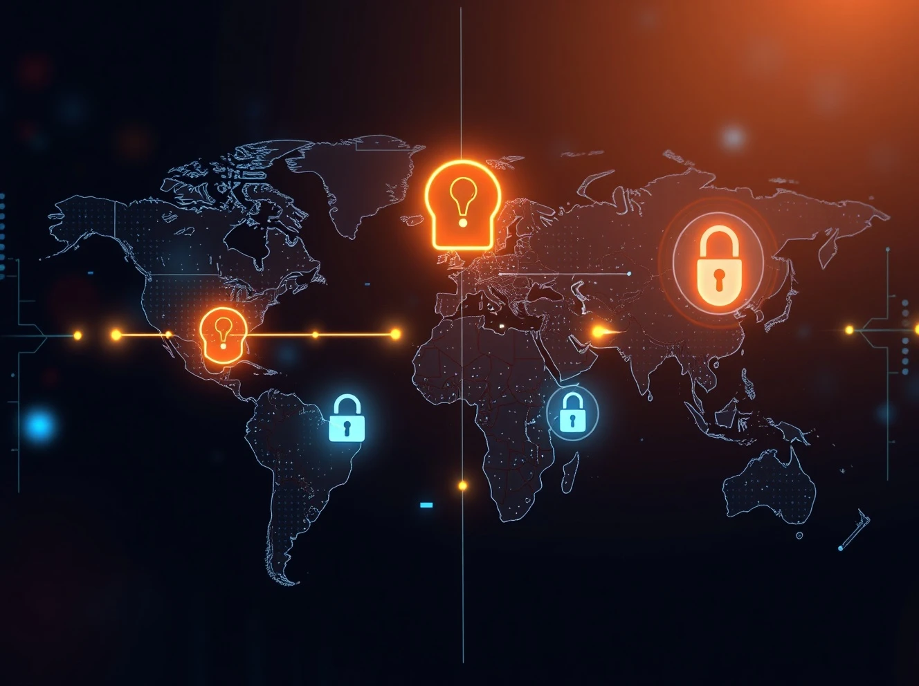 Modern digital platform showcasing EMI advantage in global money transfers with secure transaction flow