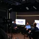 StockPil Equity podcast video recording session with tech hosts discussing latest news