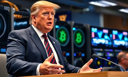 Eric Trump discussing Hut 8 Bitcoin mining strategy and American expansion plans