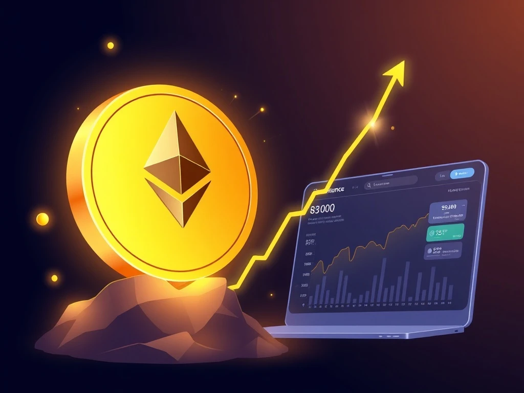 Ethereum price prediction and Mutuum Finance DeFi sector innovation with secure lending platform visualization