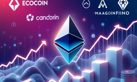 Ethereum leading 2025 cryptocurrency investment landscape with Cardano and emerging altcoins