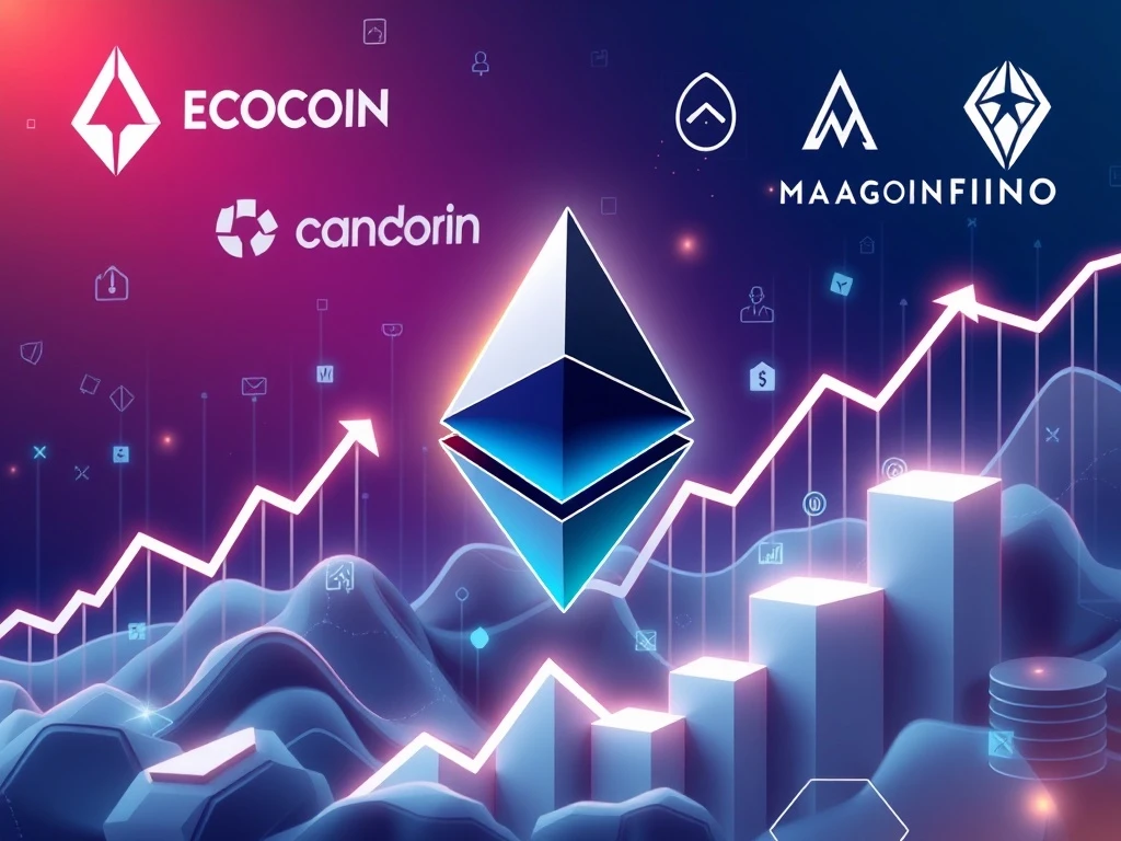 Ethereum leading 2025 cryptocurrency investment landscape with Cardano and emerging altcoins