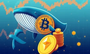 Bitcoin whale transforming into Ethereum showing major cryptocurrency shift