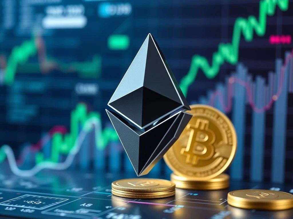 Ethereum breakout chart showing bullish momentum against Bitcoin resistance levels