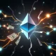 Ethereum DeFi security breach showing digital vulnerability and stolen cryptocurrency funds
