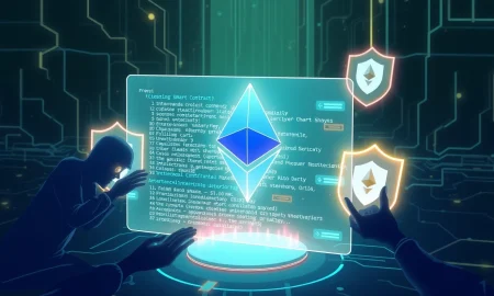 Ethereum DeFi security breach analysis showing smart contract vulnerabilities and protection mechanisms