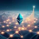 Ethereum DEX volume growth chart showing dominant DeFi market position with Layer-2 integration