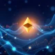 Ethereum DEX volume growth showing decentralized finance network activity and transaction flow