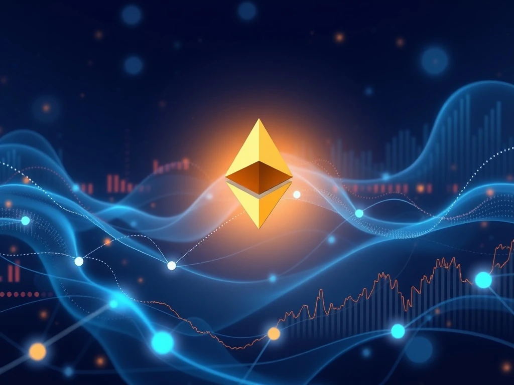 Ethereum DEX volume growth showing decentralized finance network activity and transaction flow
