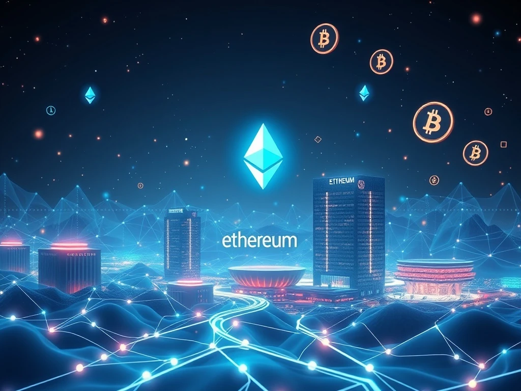 Ethereum dominance in blockchain technology and financial infrastructure with institutional adoption