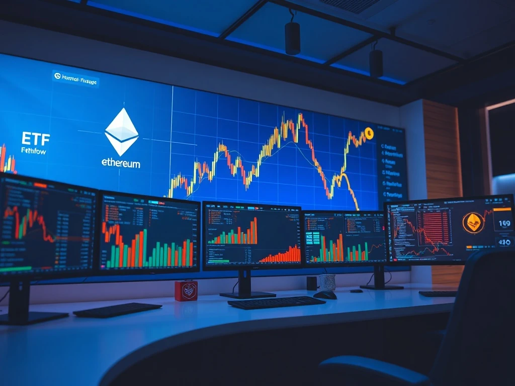 Ethereum ETF outflows analysis showing market sentiment shift and investment impact
