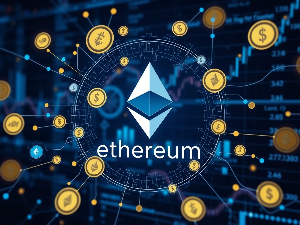 Ethereum Foundation strategic cryptocurrency market analysis with blockchain technology visualization
