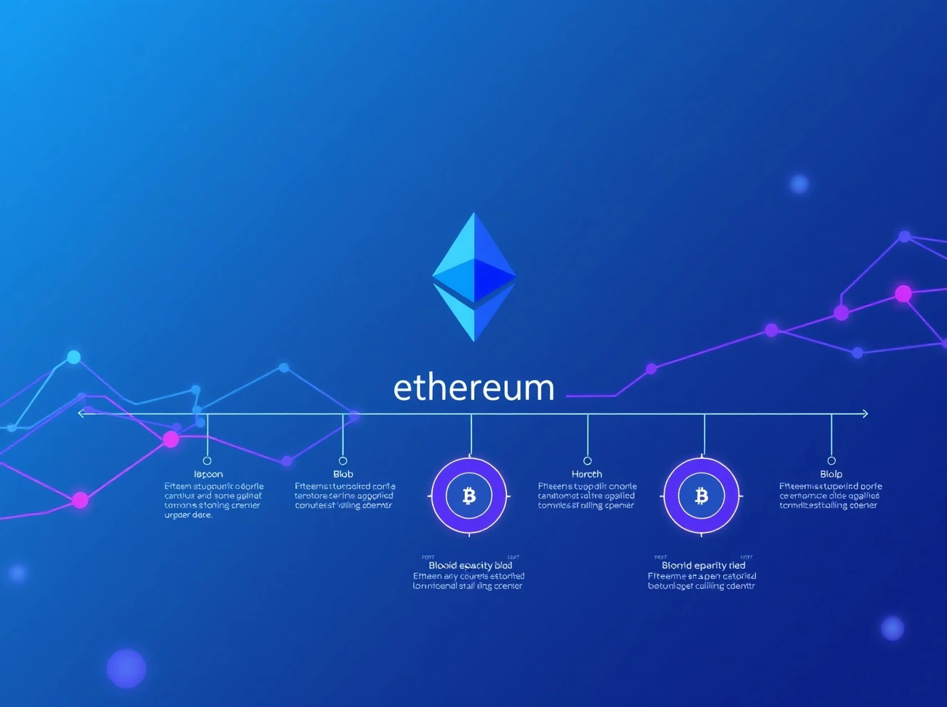Ethereum Fusaka upgrade timeline showing December deployment and blob capacity expansion for enhanced scalability