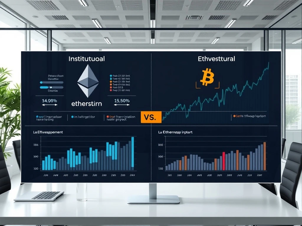 Ethereum institutional accumulation trends compared to Bitcoin investment patterns