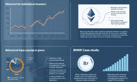 Ethereum institutional adoption analysis showing behavioral finance patterns and corporate treasury strategies