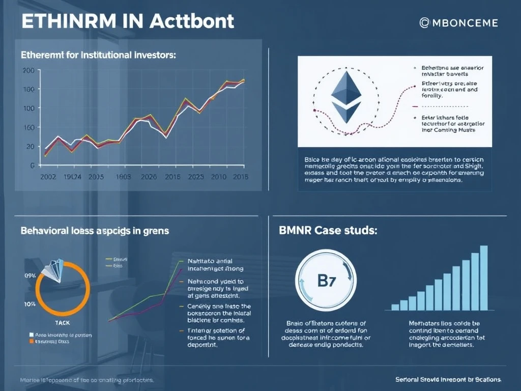 Ethereum institutional adoption analysis showing behavioral finance patterns and corporate treasury strategies