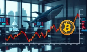 Ethereum institutional adoption growth chart showing massive capital migration from Bitcoin whales