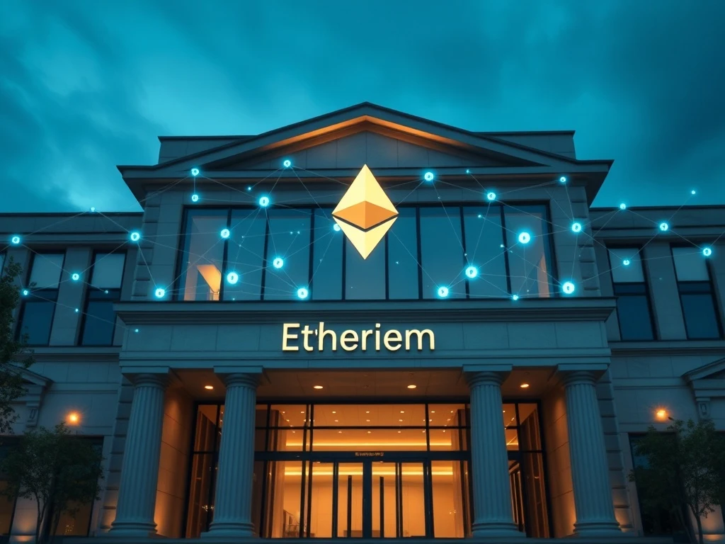Ethereum institutional adoption transforming global financial infrastructure with blockchain technology