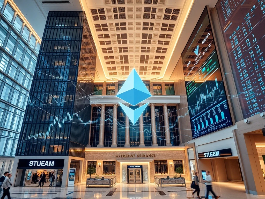 Ethereum institutional adoption transforming traditional finance with blockchain technology and digital assets