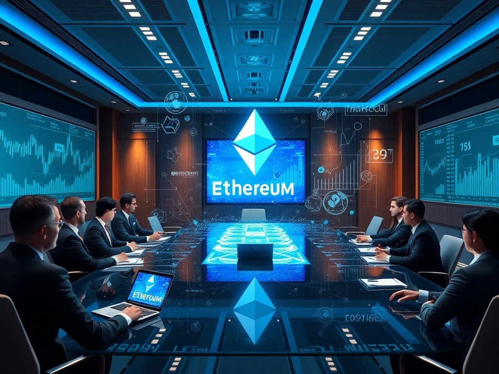 Ethereum institutional adoption transforming corporate investment strategies with blockchain technology