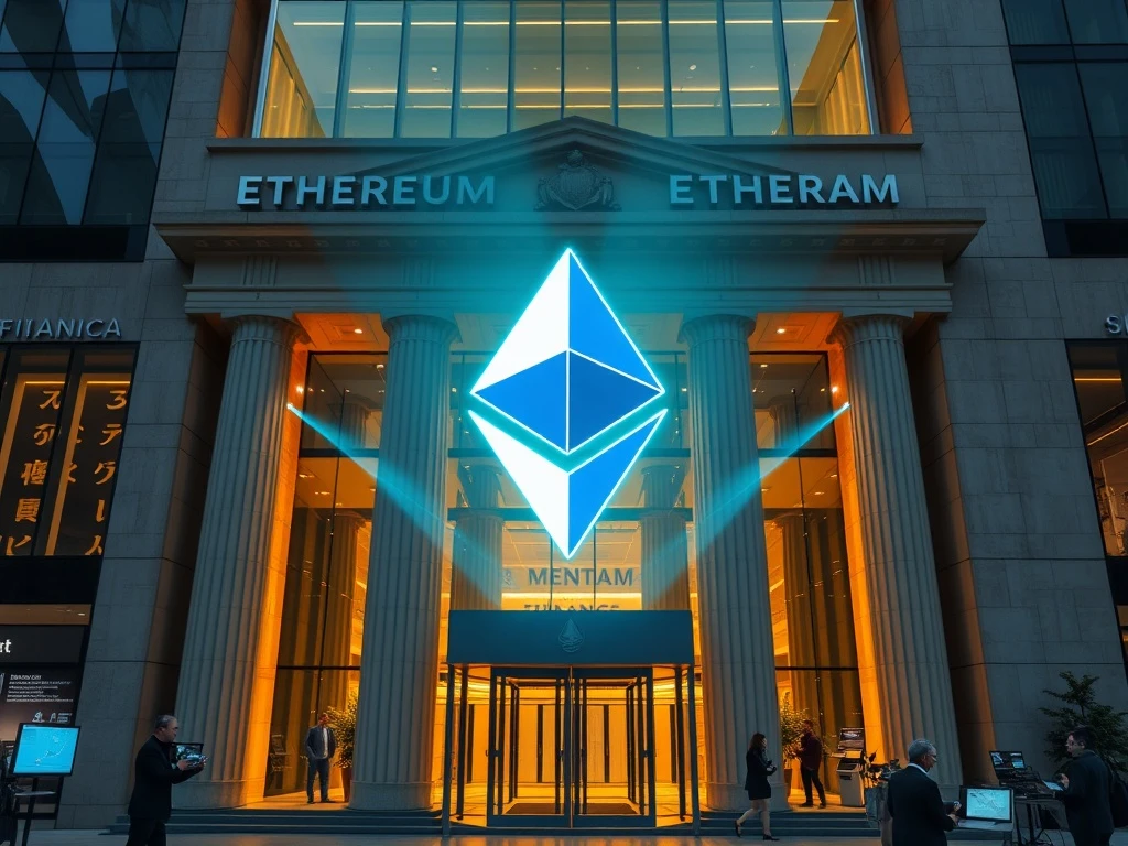 Ethereum institutional adoption driving financial transformation through blockchain technology and digital assets
