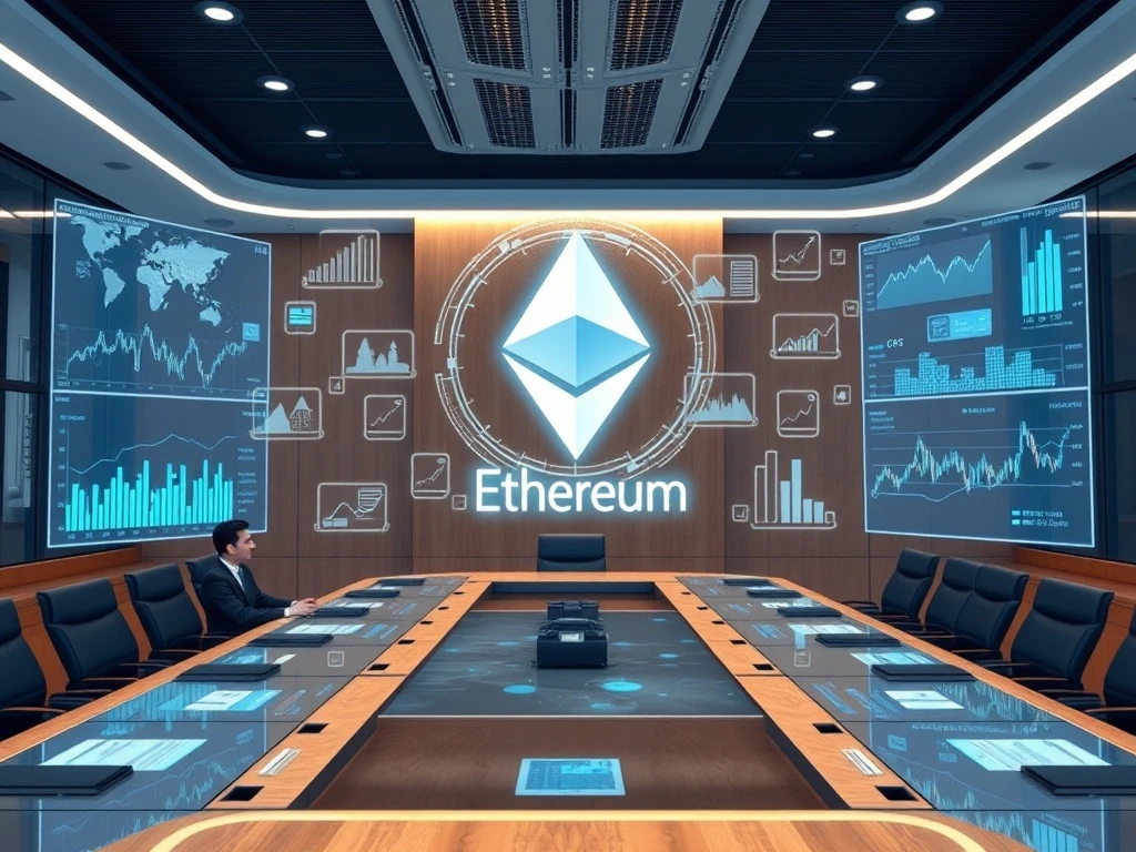 Ethereum institutional adoption analysis showing corporate investment trends and blockchain integration