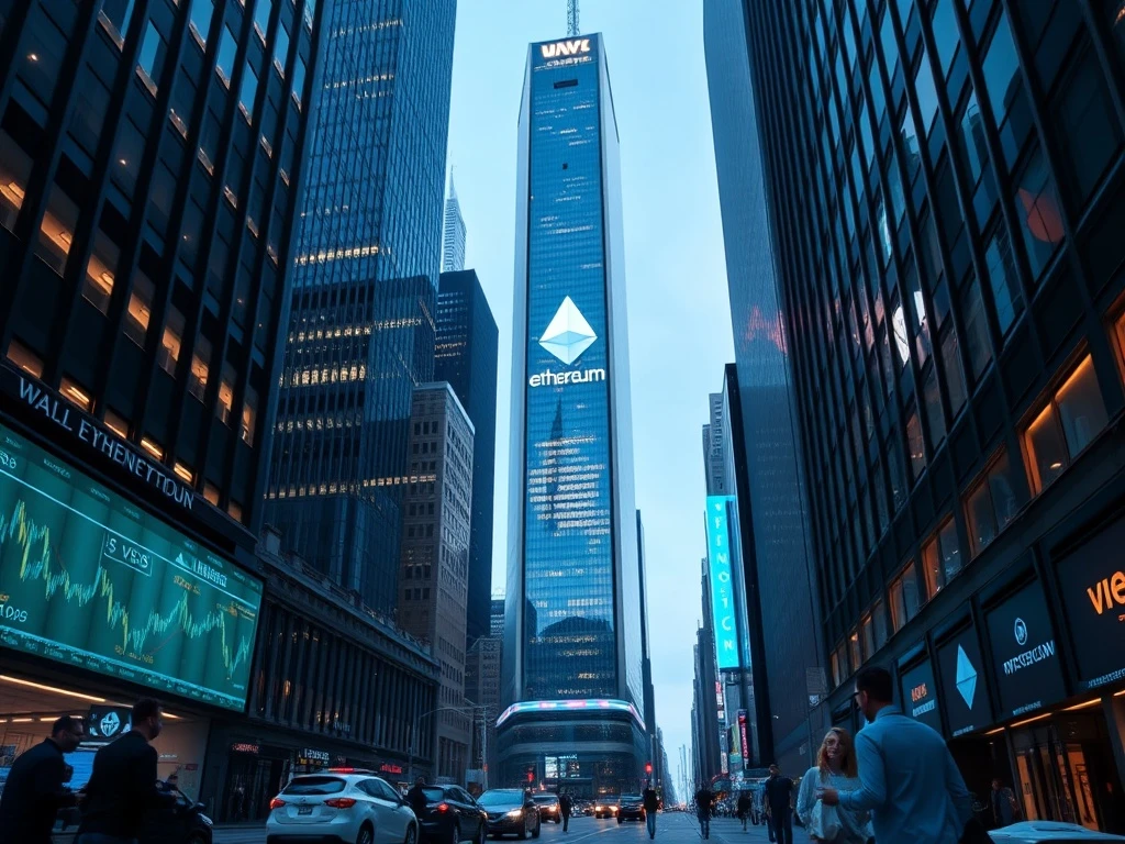 Ethereum institutional adoption transforming Wall Street financial infrastructure with blockchain technology