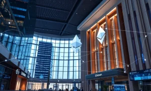 Ethereum institutional adoption driving Web3 financial transformation with blockchain technology integration